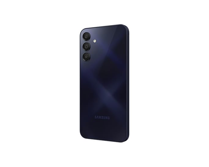 Samsung Galaxy A15 5G (128GB) 6.5" Super AMOLED Display, 50MP Camera, 5000mAh Battery, Android Phone - Blue Black (Renewed)