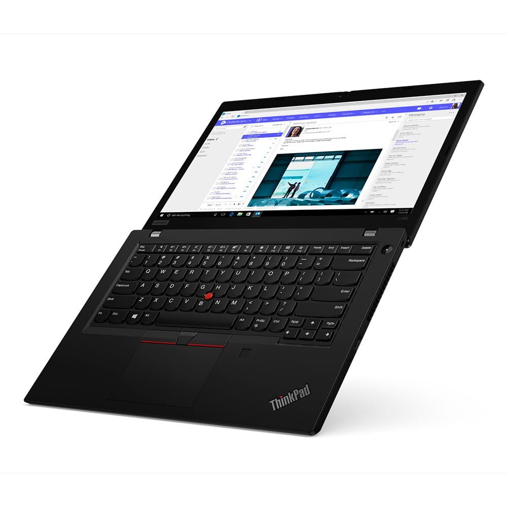 Lenovo ThinkPad T490 Laptop 14" FHD (1920x1080) Notebook PC - Intel Core i7-8565, 16GB RAM, 512GB SSD, WiFi, Bluetooth, HDMI, Webcam Windows 10 Pro 64-bit (Renewed)