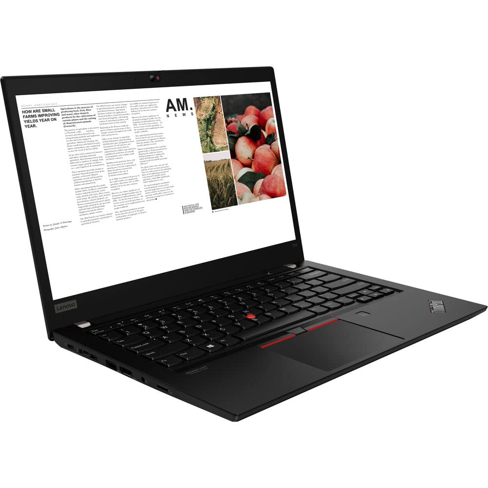 Lenovo ThinkPad T14 Gen 1 20S00037US 14" Notebook - Full HD - 1920 x 1080 - Intel Core i5 (10th Gen) i5-10310U 1.60 GHz - 16 GB RAM - 256 GB SSD - Windows 10 Pro - Intel UHD Graphics - IEEE 802.1