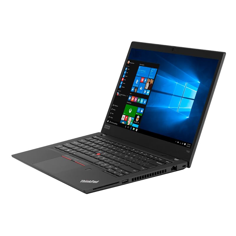 Lenovo ThinkPad T490 Laptop 14" FHD (1920x1080) Notebook PC - Intel Core i7-8565, 16GB RAM, 512GB SSD, WiFi, Bluetooth, HDMI, Webcam Windows 10 Pro 64-bit (Renewed)