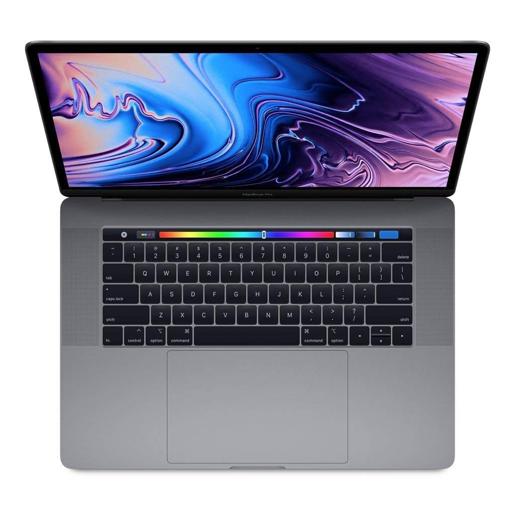 Apple 15.4" MacBook Pro Laptop (Retina, Touch Bar, 2.2GHz 6-Core Intel Core i7, 16GB RAM, 256GB SSD Storage) Space Gray (MR932LL/A) (2018 Model) (Refurbished)