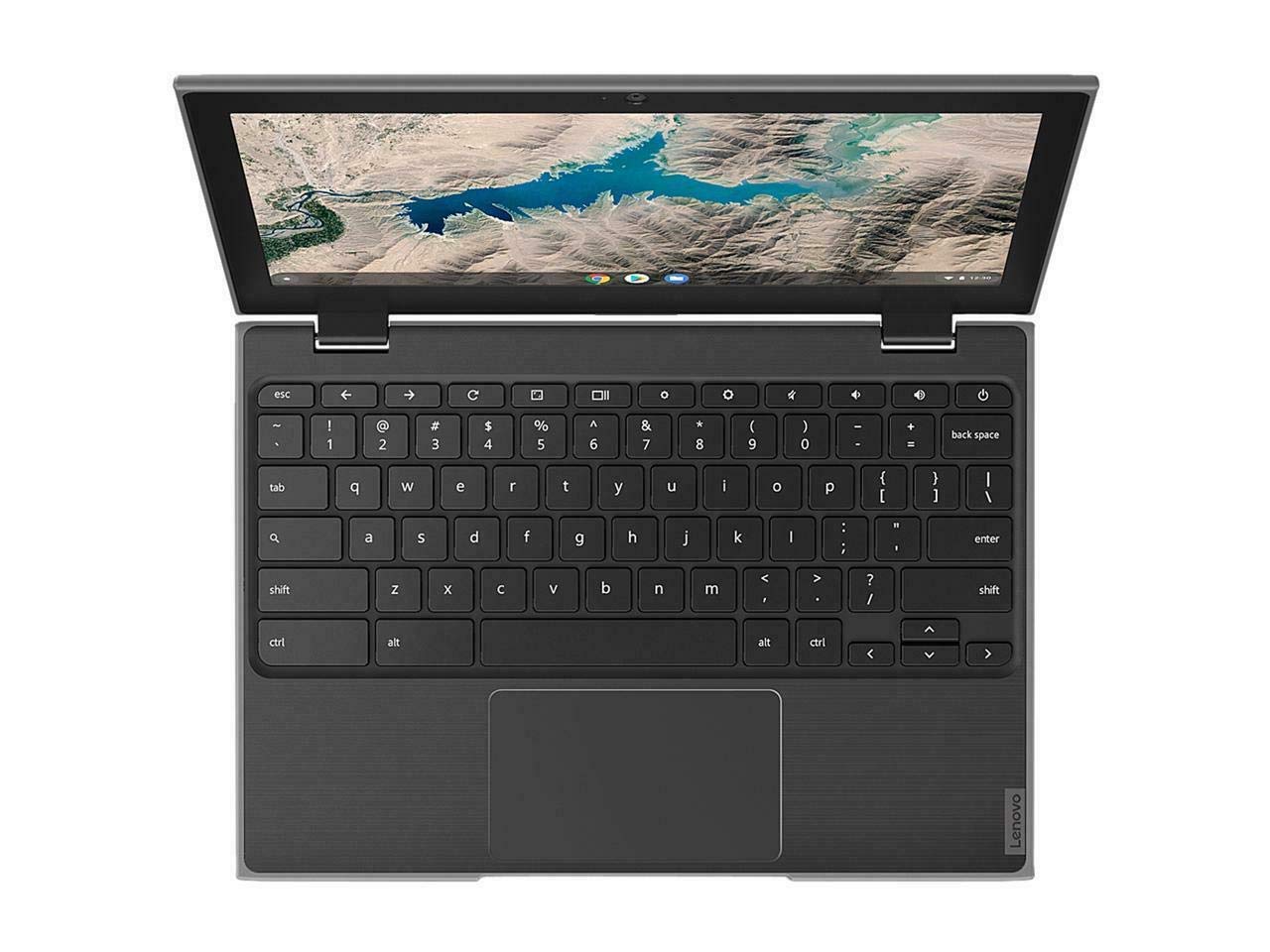 Lenovo 100E Chromebook 2ND Gen Laptop Computer, 4GB RAM, 16GB eMMC TLC SSD 11.6" HD (1366 X 768) Display, MediaTek MT8173C Processor Windows 10, GX6250, Chrome OS, Black (Renewed)