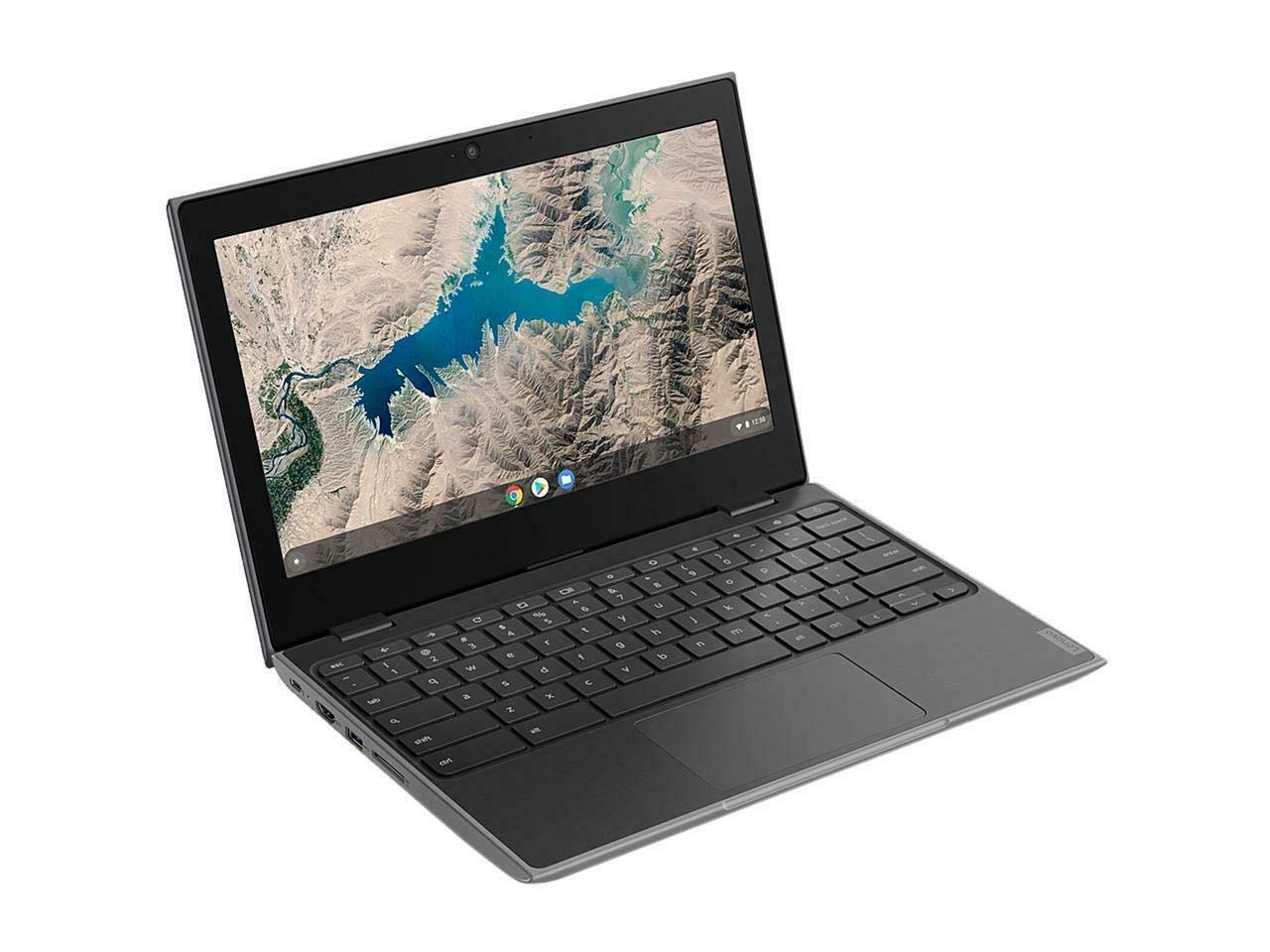 Lenovo 100E Chromebook 2ND Gen Laptop Computer, 4GB RAM, 16GB eMMC TLC SSD 11.6" HD (1366 X 768) Display, MediaTek MT8173C Processor Windows 10, GX6250, Chrome OS, Black (Renewed)