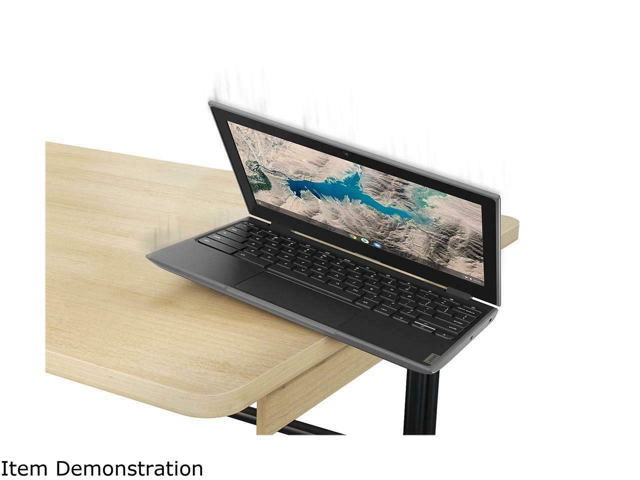 Lenovo 100E Chromebook 2ND Gen Laptop Computer, 4GB RAM, 16GB eMMC TLC SSD 11.6" HD (1366 X 768) Display, MediaTek MT8173C Processor Windows 10, GX6250, Chrome OS, Black (Renewed)