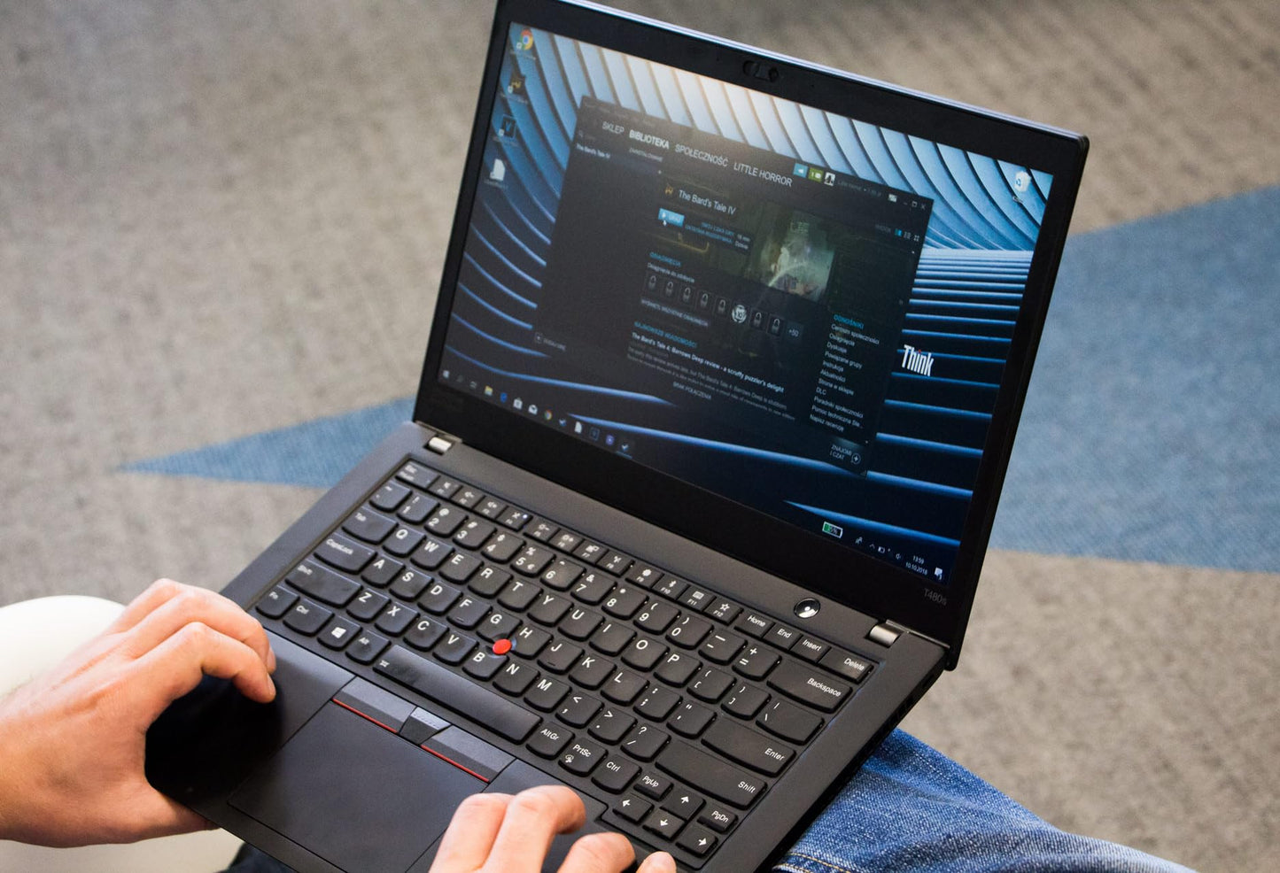 Lenovo Thinkpad T480s Laptop 14-in FHD IPS Ultrabook, Intel Core i7-8550U, 16GB RAM, 512GB SSD, Wi-Fi, Bluetooth Camera Windows 10 Pro (Renewed)