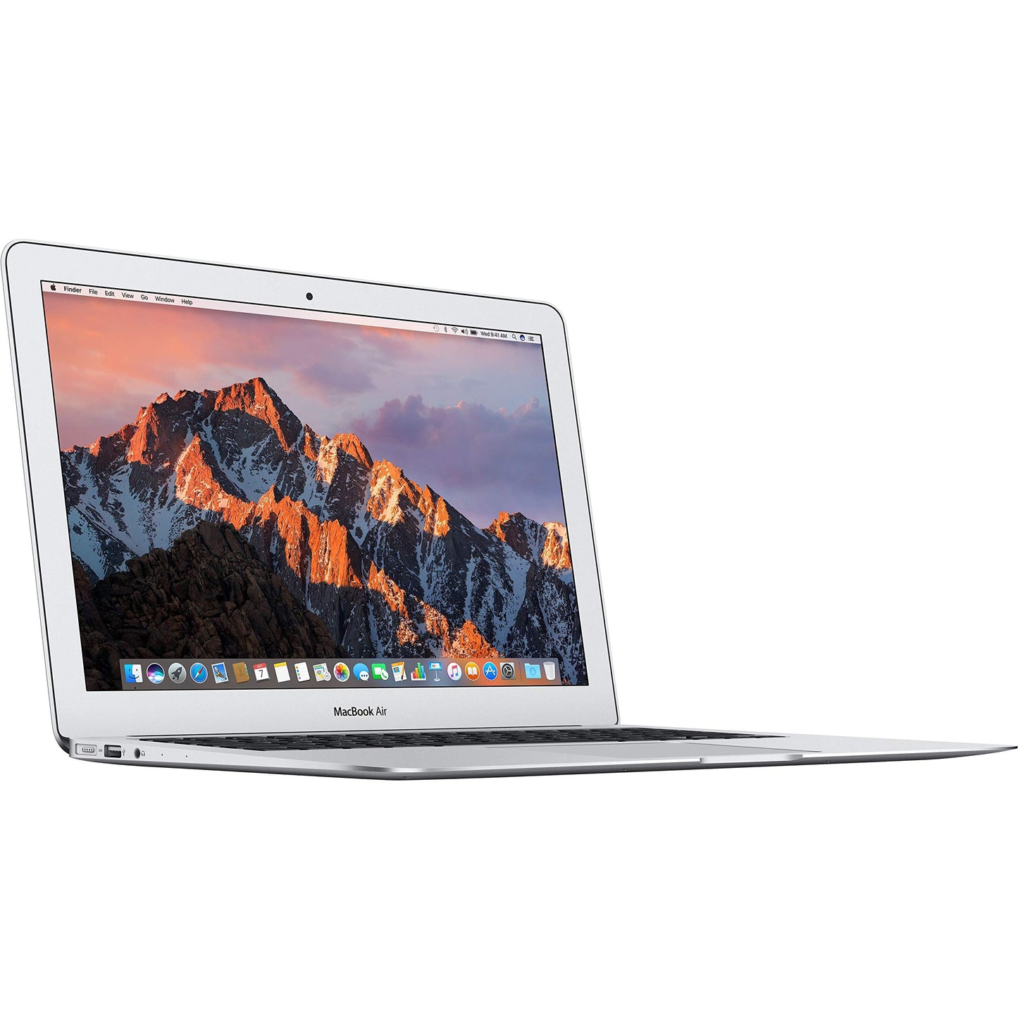 Apple 13-inch MacBook Air, 1.8GHz Intel Core i5 Dual Core Processor, 8GB RAM, 128GB SSD, Mac OS, Silver, MQD32LL/A (Renewed)