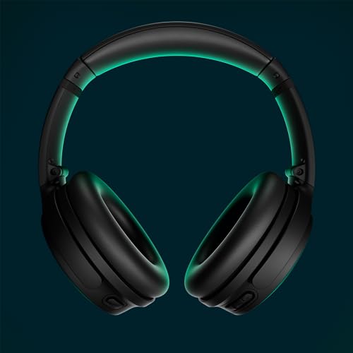 Bose QuietComfort Wireless Noise Cancelling Headphones, Bluetooth Over Ear Headphones with Up to 24 Hours of Battery Life (Renewed)