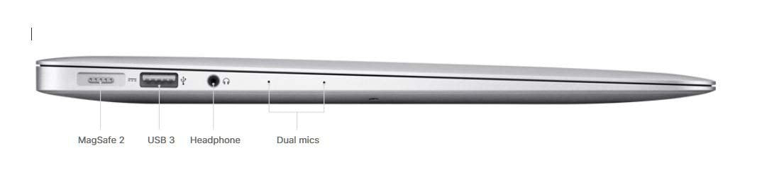 Mid 2017 Apple MacBook Air with 1.8GHz Core i5 (13 inch, 8GB RAM, 256GB SSD) Silver (Renewed)