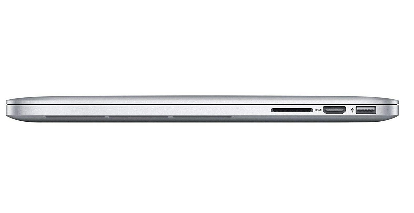 Apple MacBook Pro 15 inch Retina Display i7 2.2 (2015) - Silver - MJLQ2LL/A (Renewed)