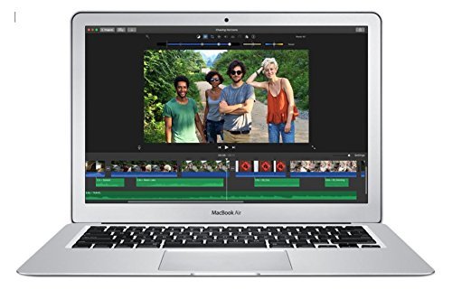 Mid 2017 Apple MacBook Air with 1.8GHz Core i5 (13 inch, 8GB RAM, 256GB SSD) Silver (Renewed)