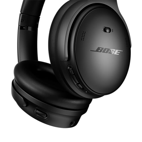 Bose QuietComfort Wireless Noise Cancelling Headphones, Bluetooth Over Ear Headphones with Up to 24 Hours of Battery Life (Renewed)