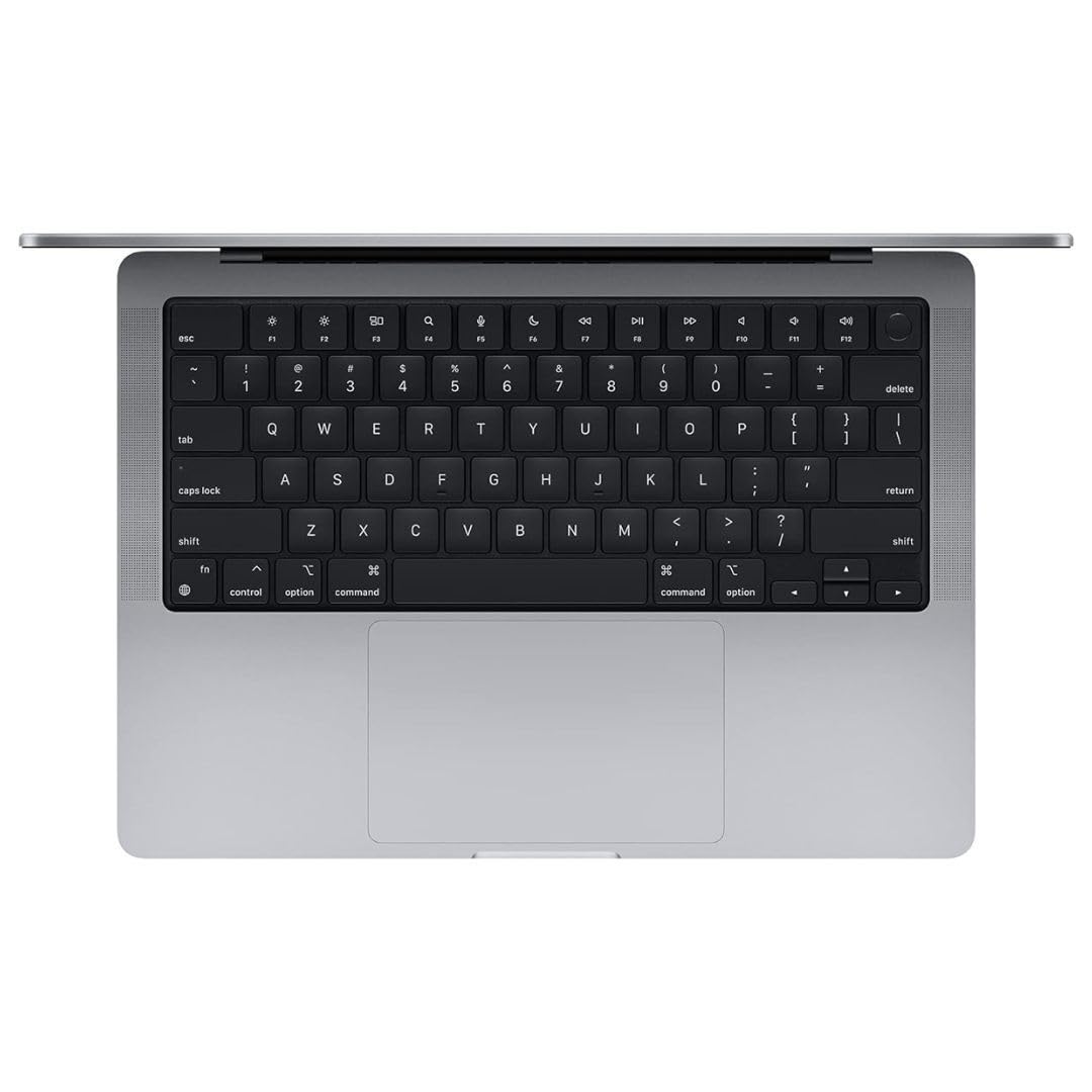 2021 Apple MacBook Pro with Apple M1 Chip (14-inch, 16GB RAM, 512GB SSD Storage) (QWERTY English) Silver (Renewed)