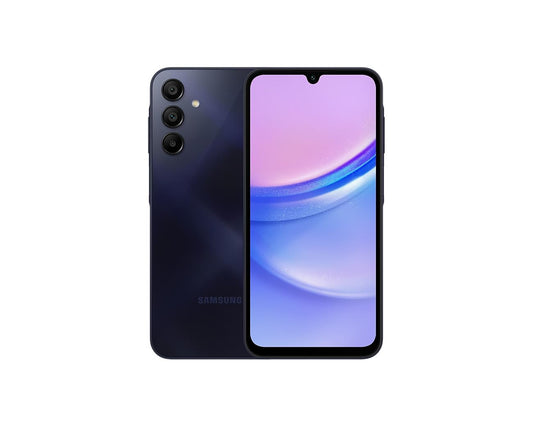 Samsung Galaxy A15 5G (128GB) 6.5" Super AMOLED Display, 50MP Camera, 5000mAh Battery, Android Phone - Blue Black (Renewed)