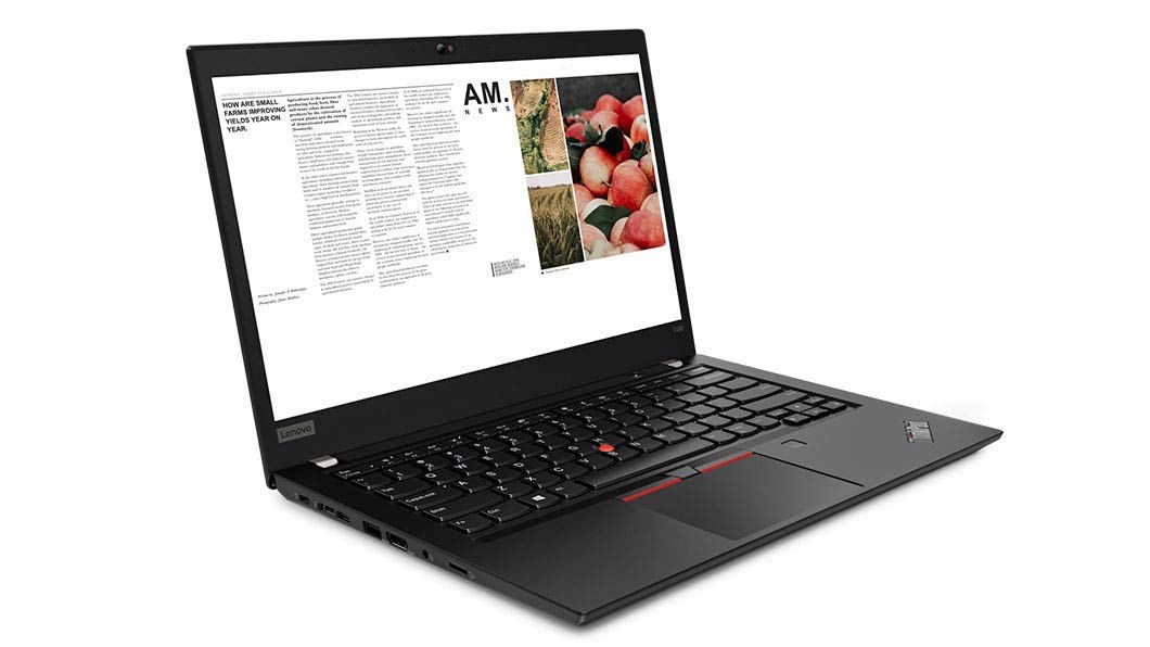 Lenovo Thinkpad T490 Touchscreen Laptop 14" FHD (1920x1080) Notebook, Core i5-8365U, 16GB DDR4 RAM, 512GB SSD, HDMI, Thunderbolt, WiFi, Bluetooth Windows 10 Pro (Renewed)