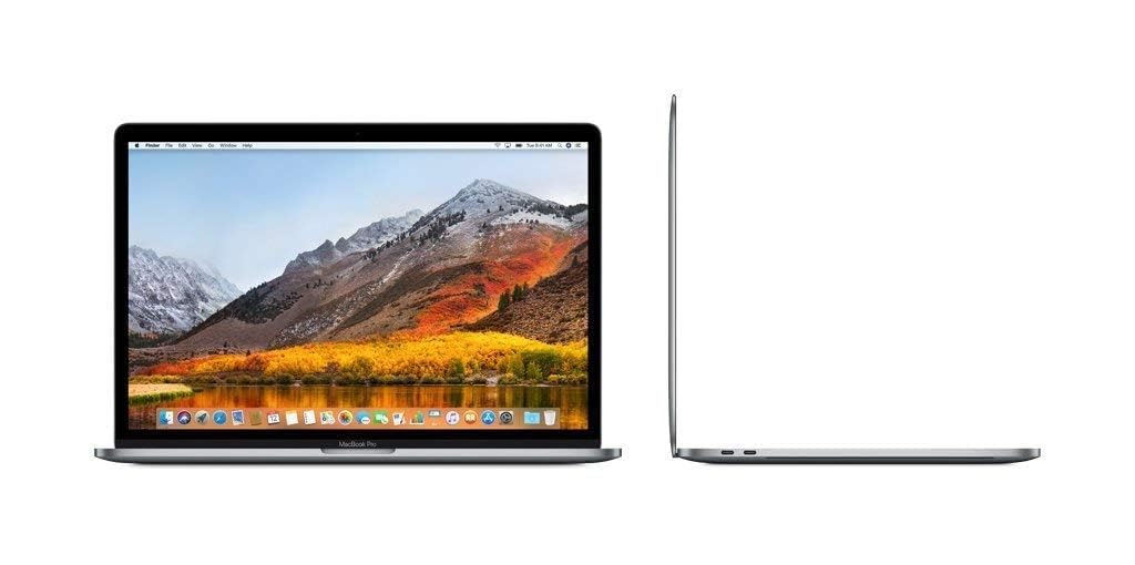 Apple 15.4" MacBook Pro Laptop (Retina, Touch Bar, 2.2GHz 6-Core Intel Core i7, 16GB RAM, 256GB SSD Storage) Space Gray (MR932LL/A) (2018 Model) (Refurbished)