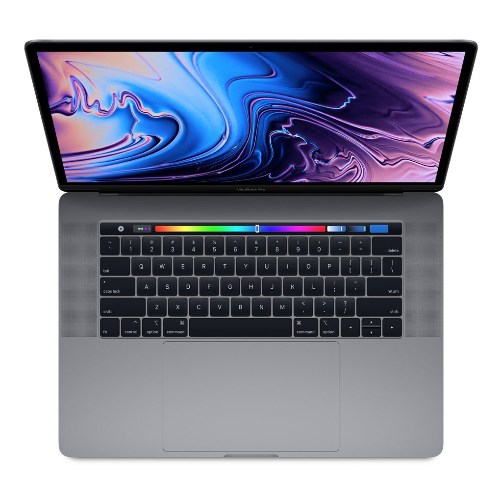 Apple 15.4in MacBook Pro Laptop (Retina, Touch Bar, 2.6GHz 6-Core Intel Core i7, 16GB RAM, 512GB SSD Storage) Space Gray (MR942LL/A) (2018 Model) (Renewed)