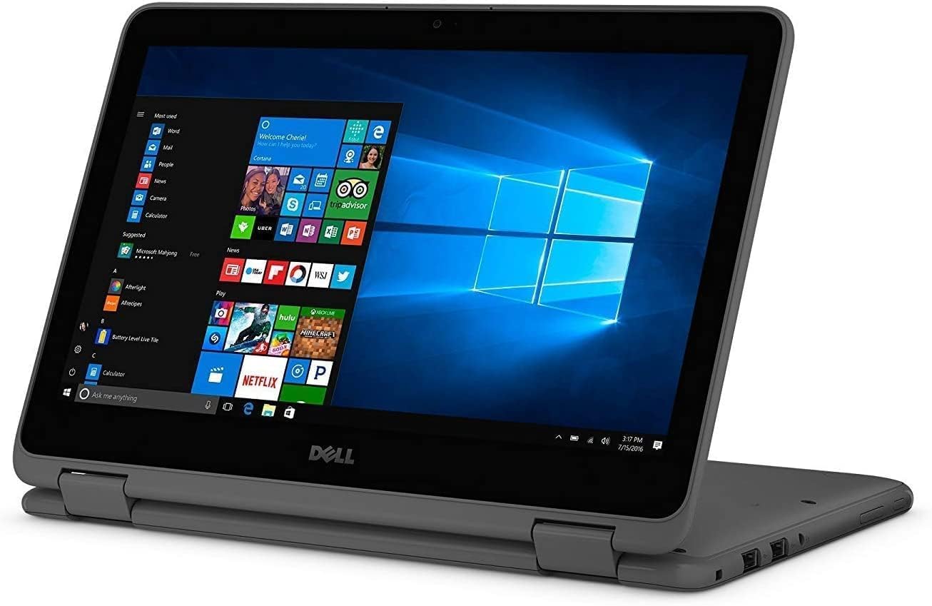 Dell Latitude 3190 2-in-1,11.6 ", Intel Pentium - Pentium-N5030, 8GB RAM, 128GB SSD, 1366x768 HD Touchscreen, Windows 10 Pro (Renewed)