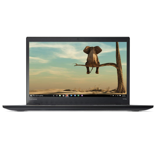 Lenovo Thinkpad T470s Laptop, 14" FHD (1920x1080), Intel Dual-Core i7-6600U 2.60GHz (Up to 3.4GHz), 12GB DDR4 RAM, 512GB SSD, CAM, Windows 10 Professional (Renewed)