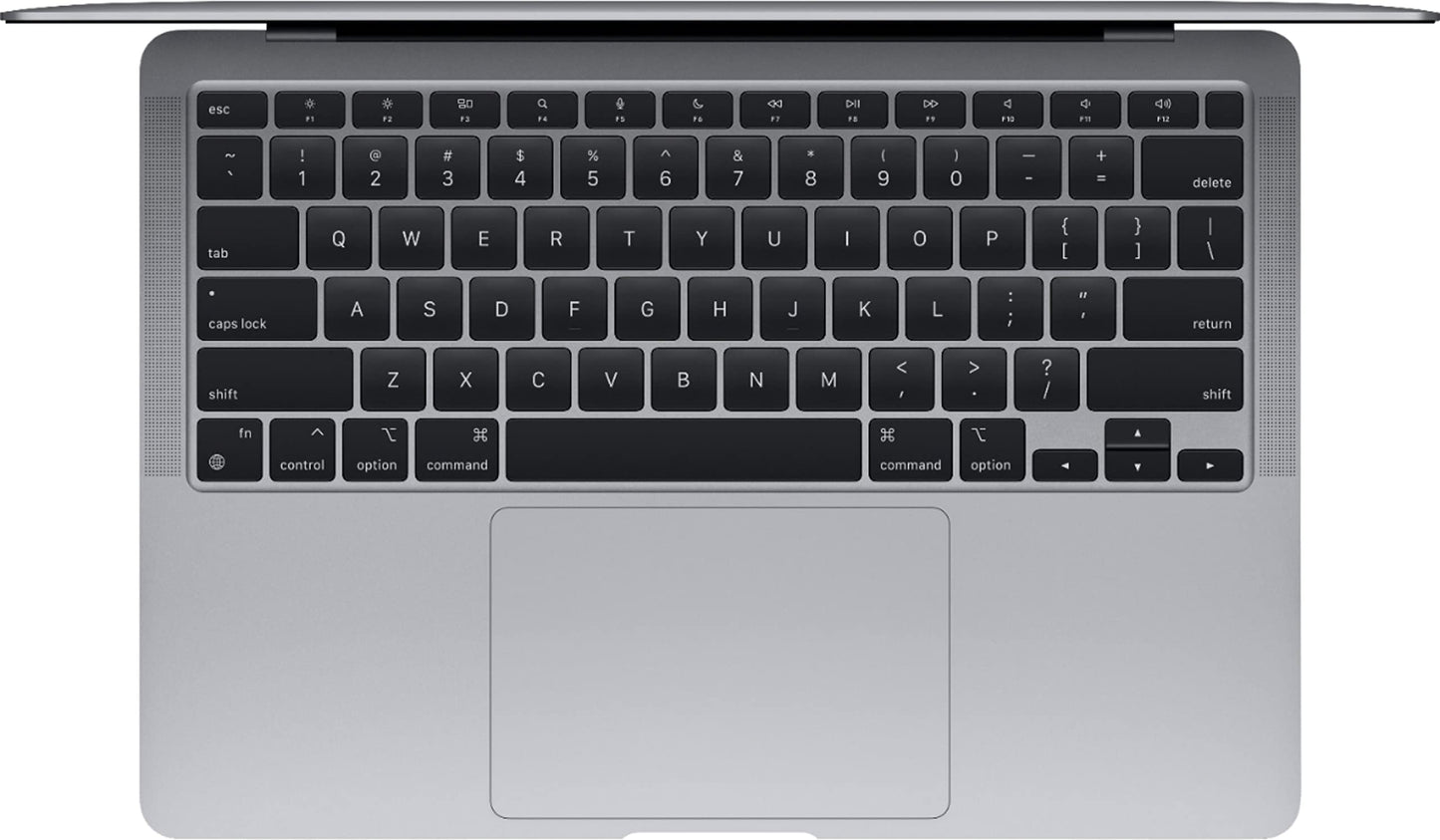 Late 2020 Apple MacBook Air with Apple M1 Chip (13.3 inch, 8GB RAM, 128GB SSD) (QWERTY English) Space Gray (Renewed)